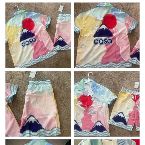 Red and Pink Casablanca set